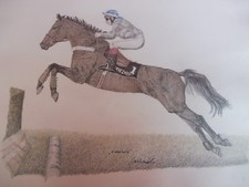 Beau Tableau De Cavalier Avec