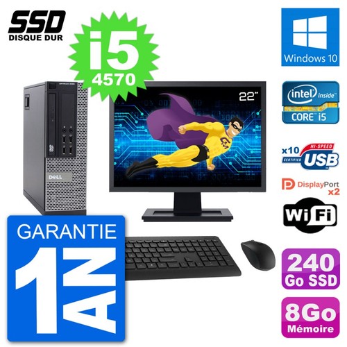 Dell 9020 sff - pc, ecran