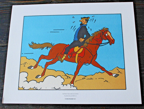 Litho libris tintin extrait - libris,