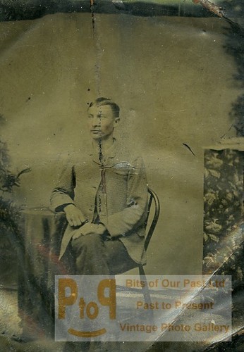 Man portrait france tintype - man,