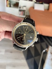 Montre Chronographe HAMILTON acier, Automatique, vintage