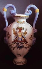 Ancien Vase Gien À Restaurer 