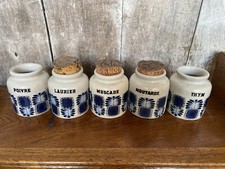 Série De 5 Pots À Épices