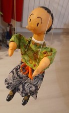 RARE Poupée marionnette à fil OLIVE OIL, bon état (années 70) !