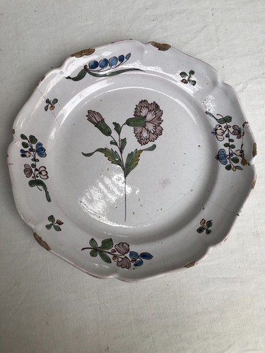 Assiette faience nevers - assiette,