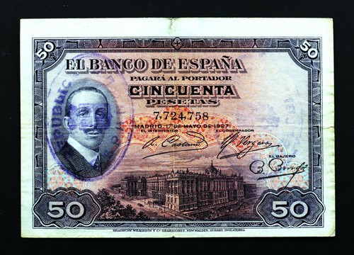 Alfonso xiii pesetas - pesetas, 1927