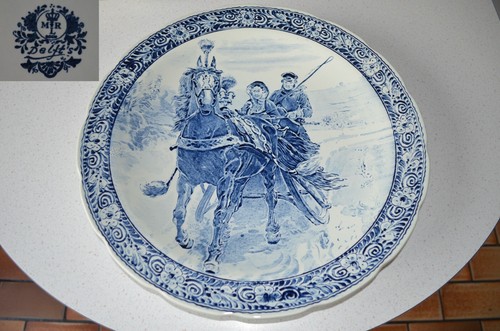 Grande assiette delft - ,