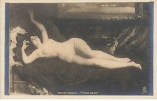 Nu - Tableau - Vincent Anglade - Etude de Nu - Salon 1903