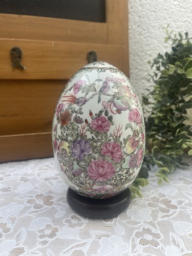 œuf porcelaine décor - en,
