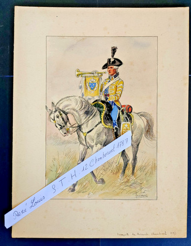 René louis aquarelle - rené,