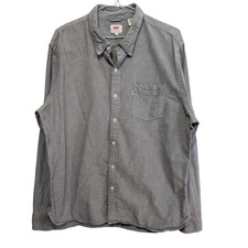 Chemise Levi's grise 1 poche taille XL manches longues #212e