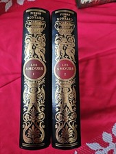JEAN DE BONNOT PIERRE DE RONSARD LES AMOURS EDITION 1980 2 VOLUMES PARFAIT ETAT