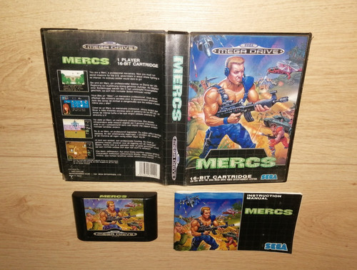 Mercs sega megadrive mega - sega,