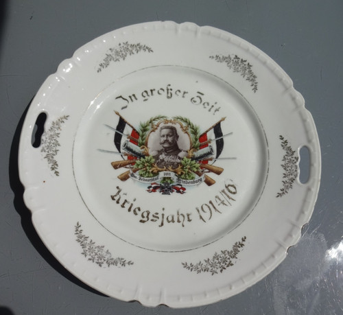 Assiette patriotique allemande - patriotique,