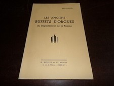 Livre " Les anciens buffets d' orgues du département de la Marne "
