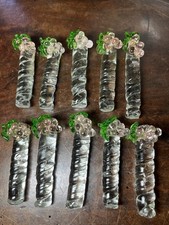 10 Porte couteaux en Verre ou