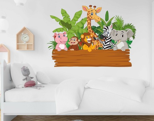Stickers muraux pattern zoo - stickers,