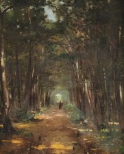 Tableau Sous bois par R