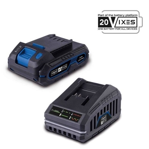 Batterie 0ah 20v chargeur - +,