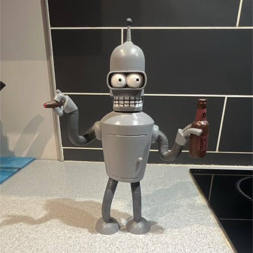 Figurine bender futurama avec - figurine,