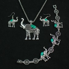 Bracelet éléphant pendentif