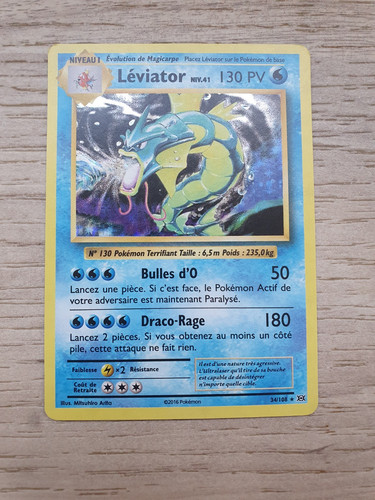 Carte pokémon léviator holo - carte,