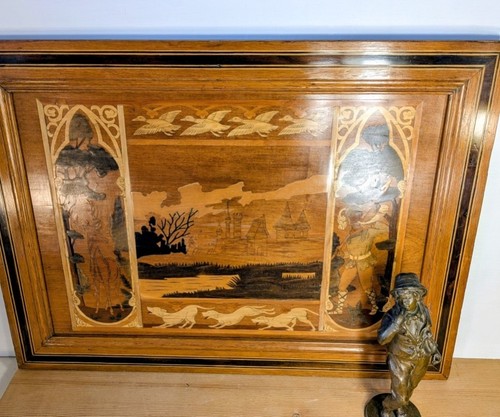 Tableau marqueterie ancienne
