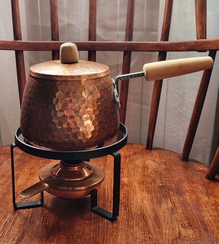 Service fondue vintage - à,
