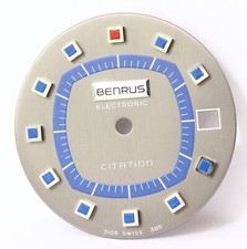 Cadran montre BENRUS Electronic CITATION neuf de stock ( NOS ) - H3-A-22