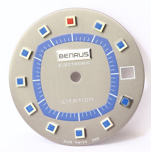 Cadran montre benrus - cadran,