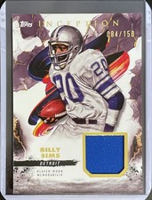 Billy Sims - Patch maillot -