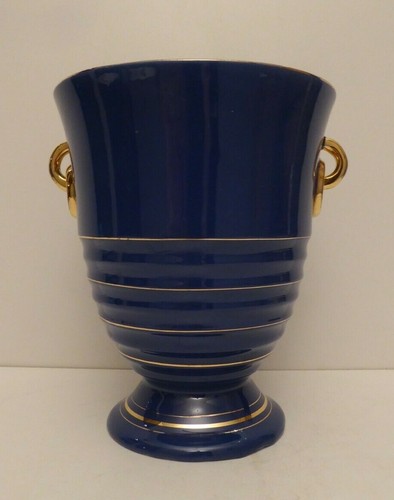 Blue antique art deco - vase, by