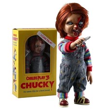 Figurine Poupée Parlante Chucky Mezco 38cm Child's Play Film 3 Collection Horror
