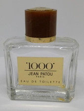 Rare Flacon Vide Eau De Toilette Jean Patou 1000 Homme Collection Parfum