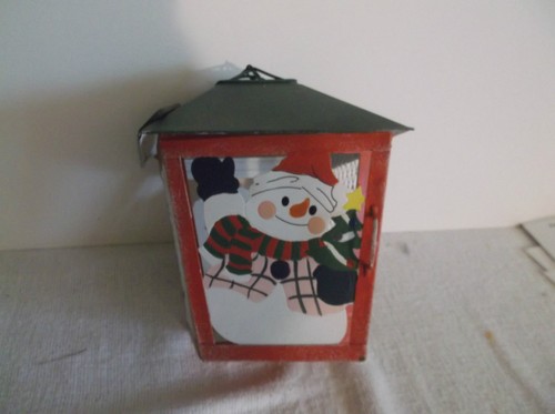 Candle holder tin lantern - candle,
