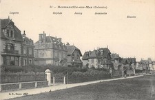 CPA 14 HERMANVILLE SUR MER LOGETTE ORPHEE JENNY JEANNETTE BLUETTE (cliché rare