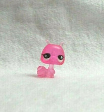 LITTLEST PETSHOP LPS #3044 HASBRO BABY SNAIL BÉBÉ ESCARGOT ROSE TRANSPARENT