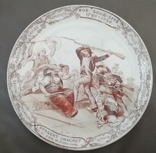 Assiette parlante militaire