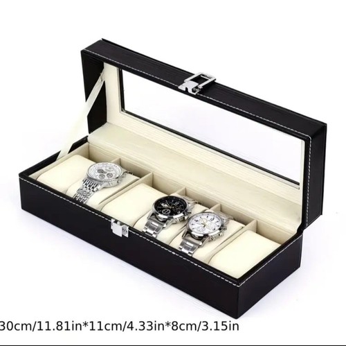 Coffret montre simili cuir - montre, 6