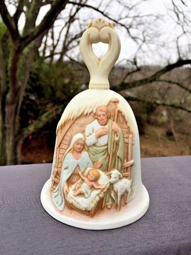 Homco bell nativity sheep mary - bell,