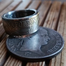 Bague Anneau Napoléon 1er Bonaparte Empereur Fait Main