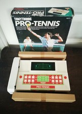 Vintage 1979 Tomy Jeu Électronique Tomytronic PRO-TENNIS Fonctionnel En Boîte 