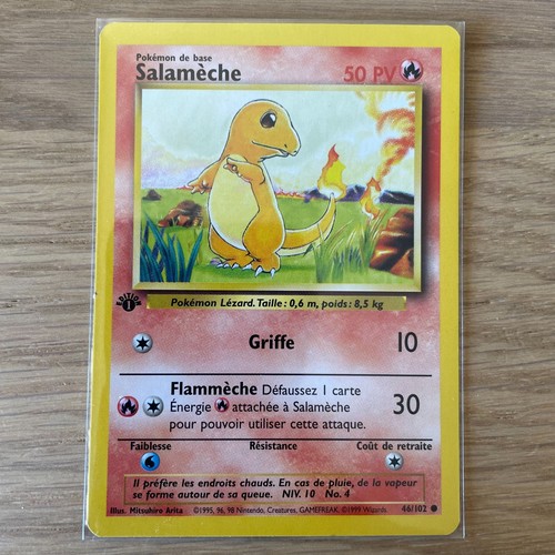 Carte pokemon salamèche - carte,