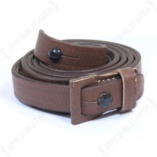 Écharpe en Cuir StG44 Allemand de la Seconde Guerre Mondiale avec tampon - Repro