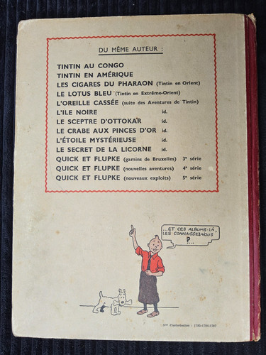 Tintin secret de - le,