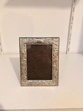 Ancien Cadre Photo Fleur Doré