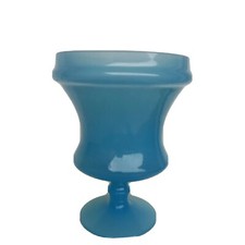 GRAND VASE CALICE EN OPALINE