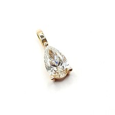 Pendentif rose carats - rose, 18