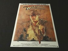  LES AVENTURIERS DE L'ARCHE PERDUE Indiana Jones  spielberg affiche cinema 