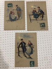 3 Anciennes Cartes Postales 1910